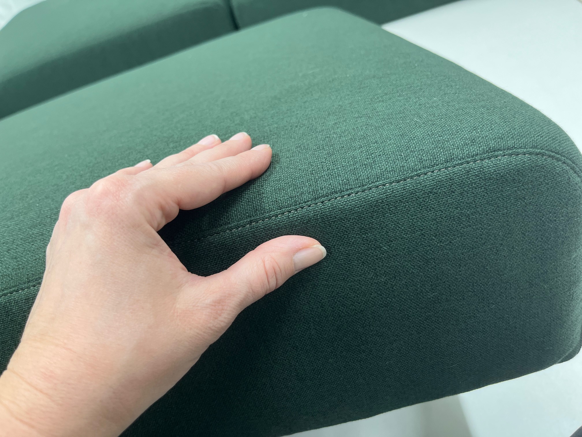 sedací polstry detail